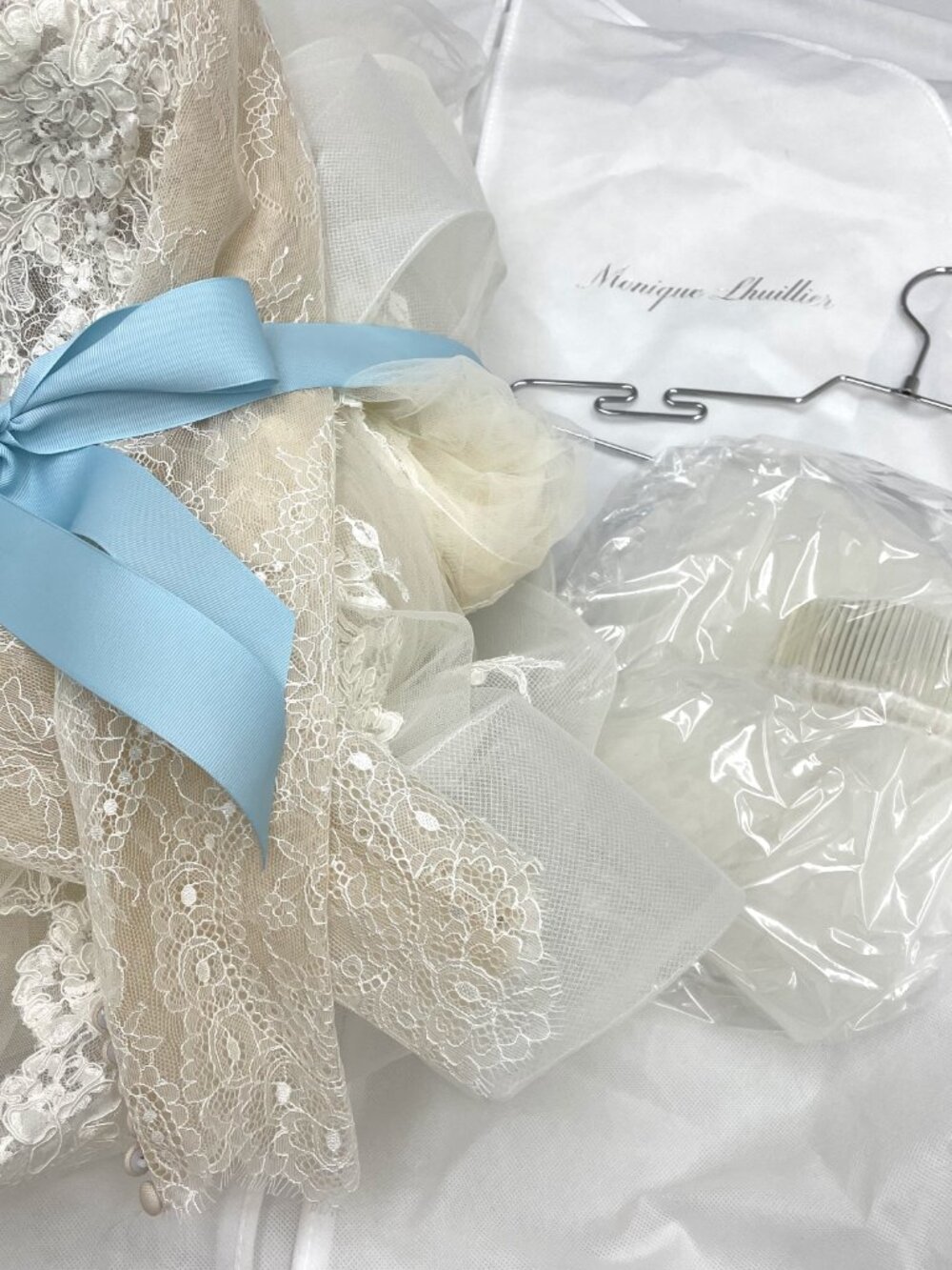 Monique Lhuillier Bliss Tiered Ballgown Wedding Dress - Picture 13 of 13
